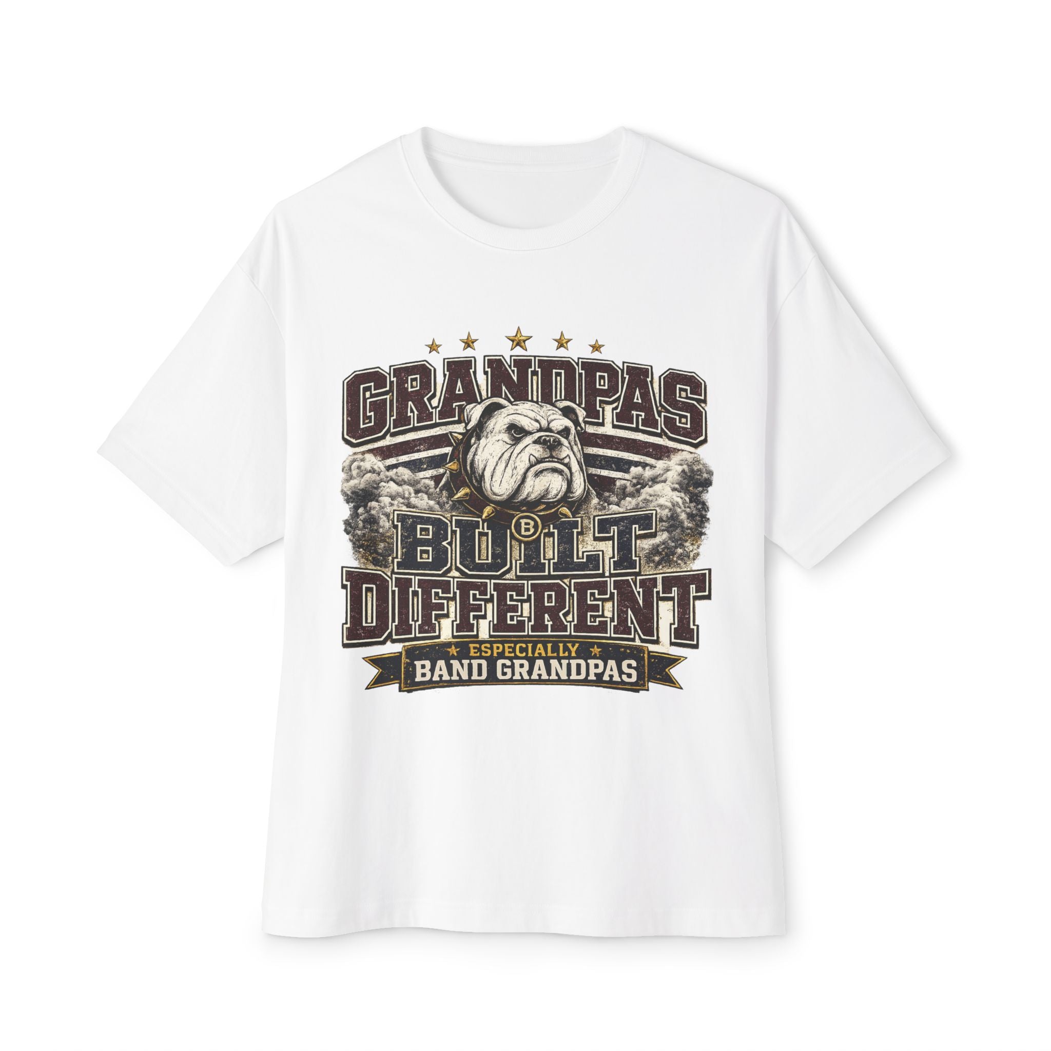 Grandpas Built Different Tee – Proud Band Grandpa Graphic T-Shirt