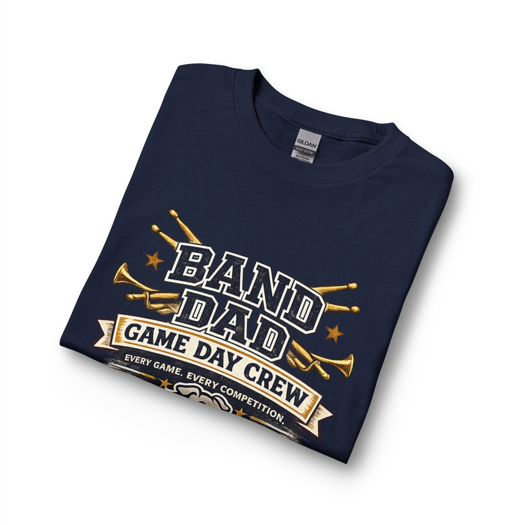 Band Dad Long Sleeve T-Shirt — Game Day Crew Drumline Support Shirt