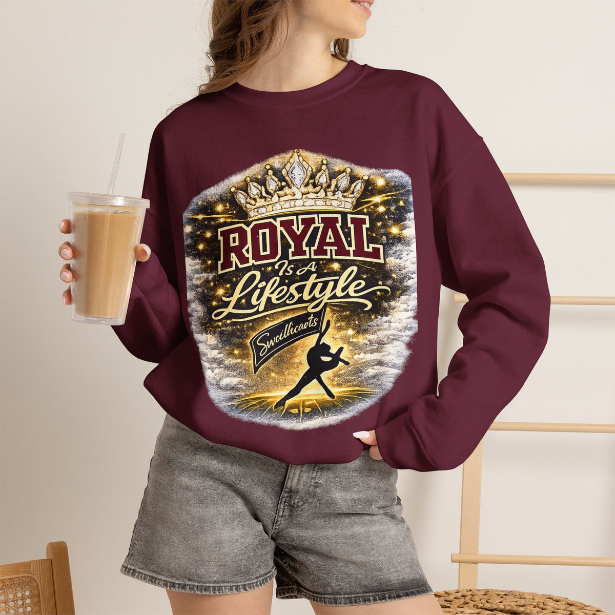 Royal Lifestyle Sweatshirt — Crown Graphic Crewneck
