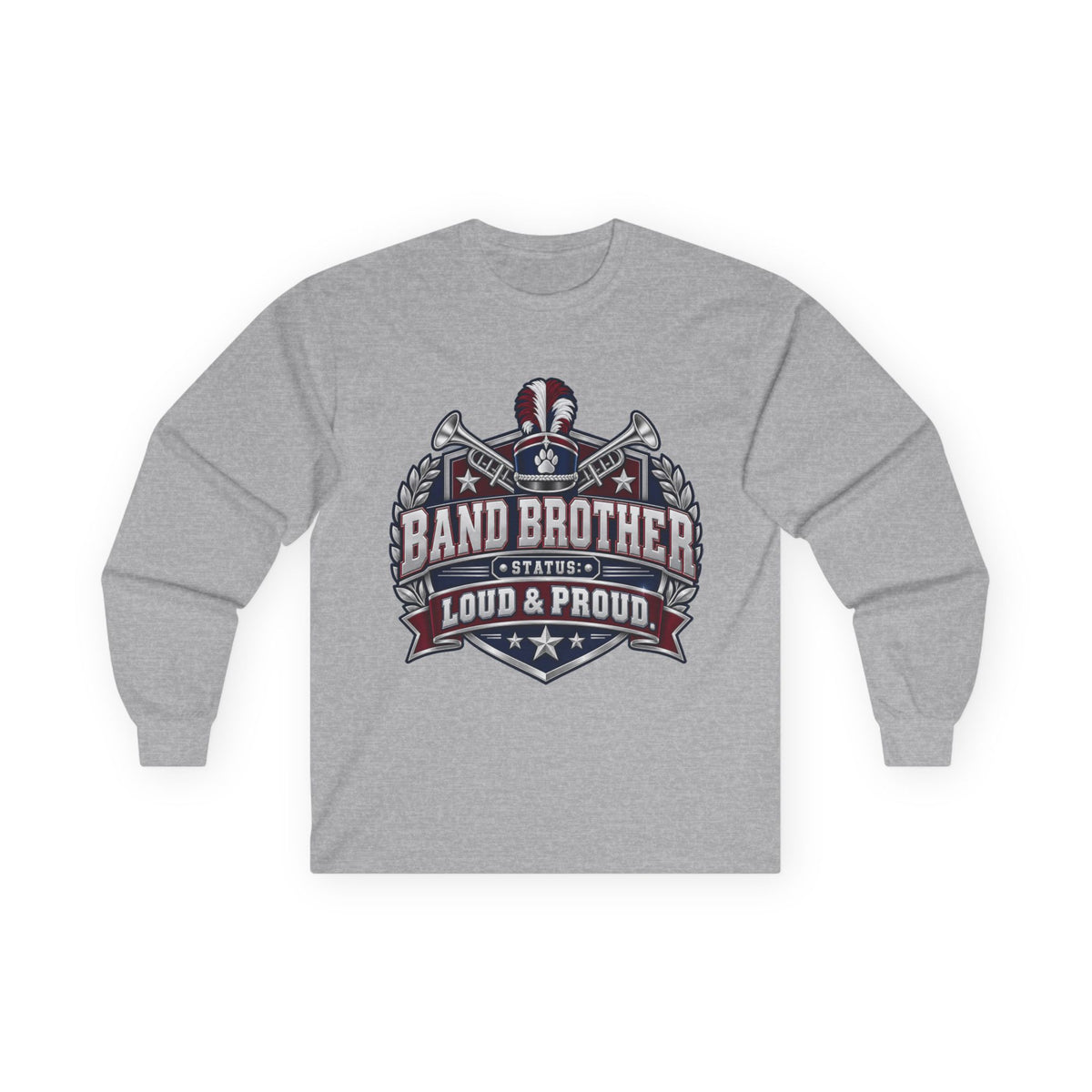 Band Brother Long Sleeve Tee — Loud & Proud Marching Band Shirt