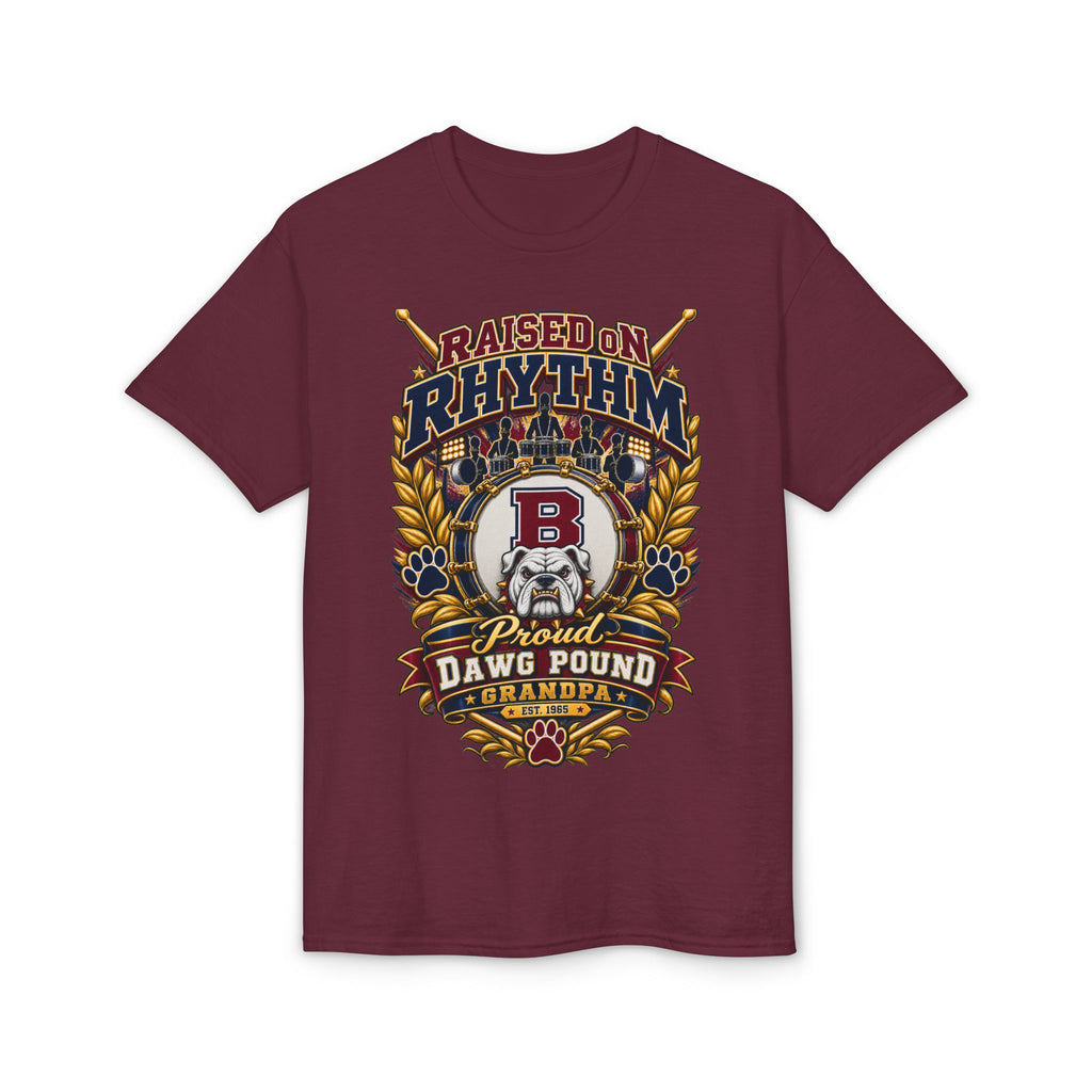 Raised on Rhythm Drumline Grandpa T-Shirt – Proud Dawg Pound Design