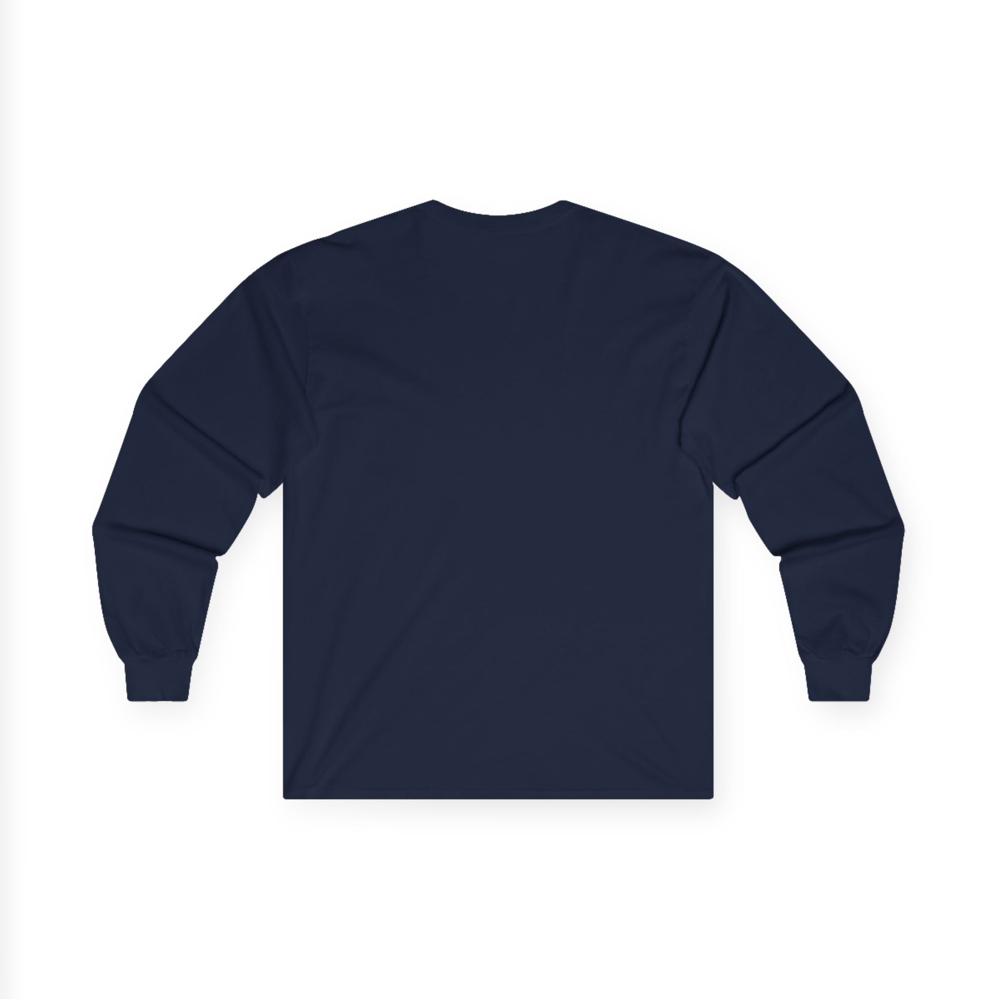 My Pride Wears Burgundy & Navy Mom Long Sleeve Tee