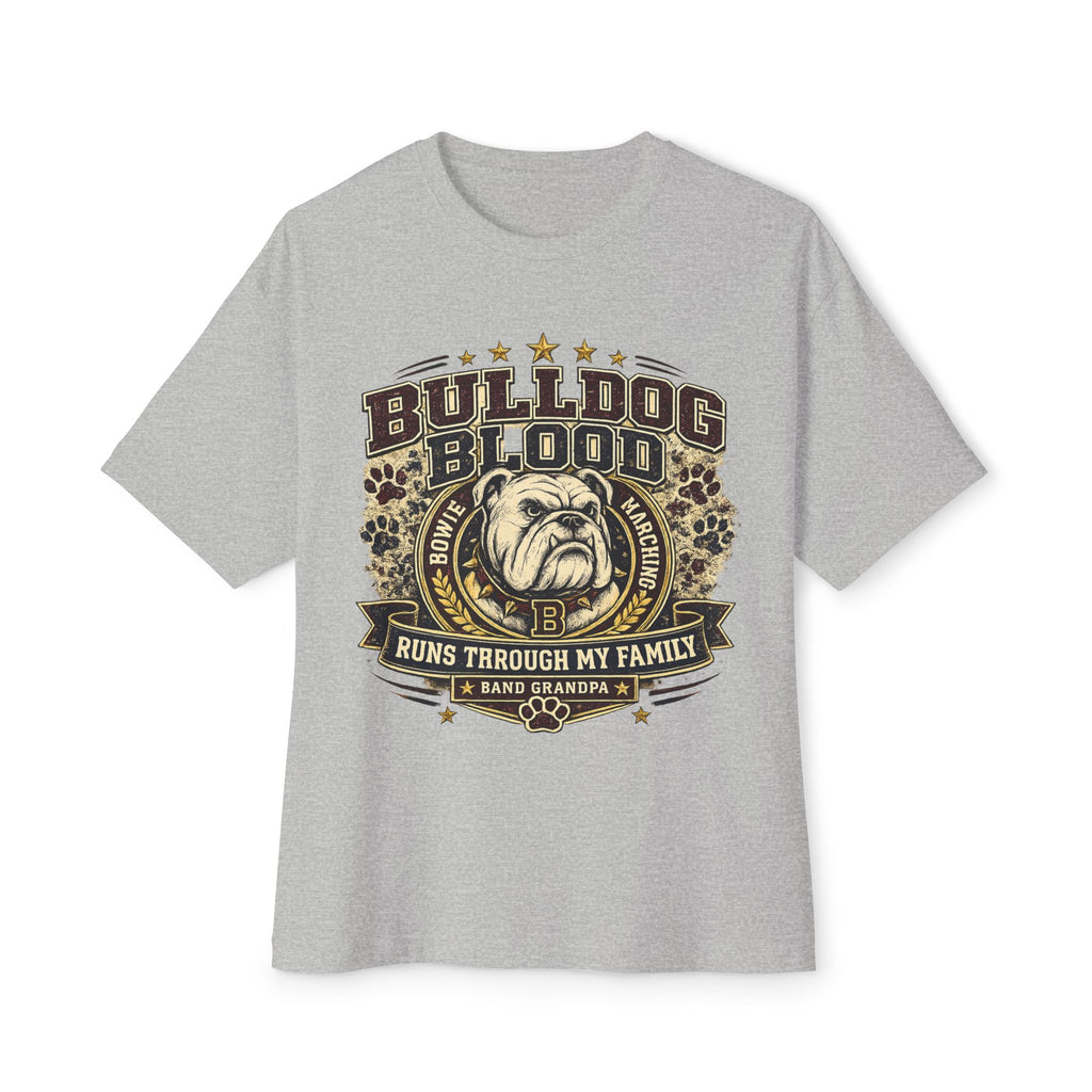 Bulldog Blood Tee — Runs Through My Family Graphic T-Shirt