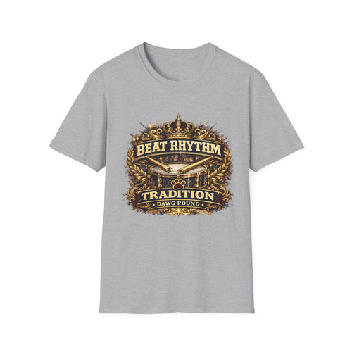 Beat Rhythm Graphic T-Shirt — Vintage Drum Tradition Tee