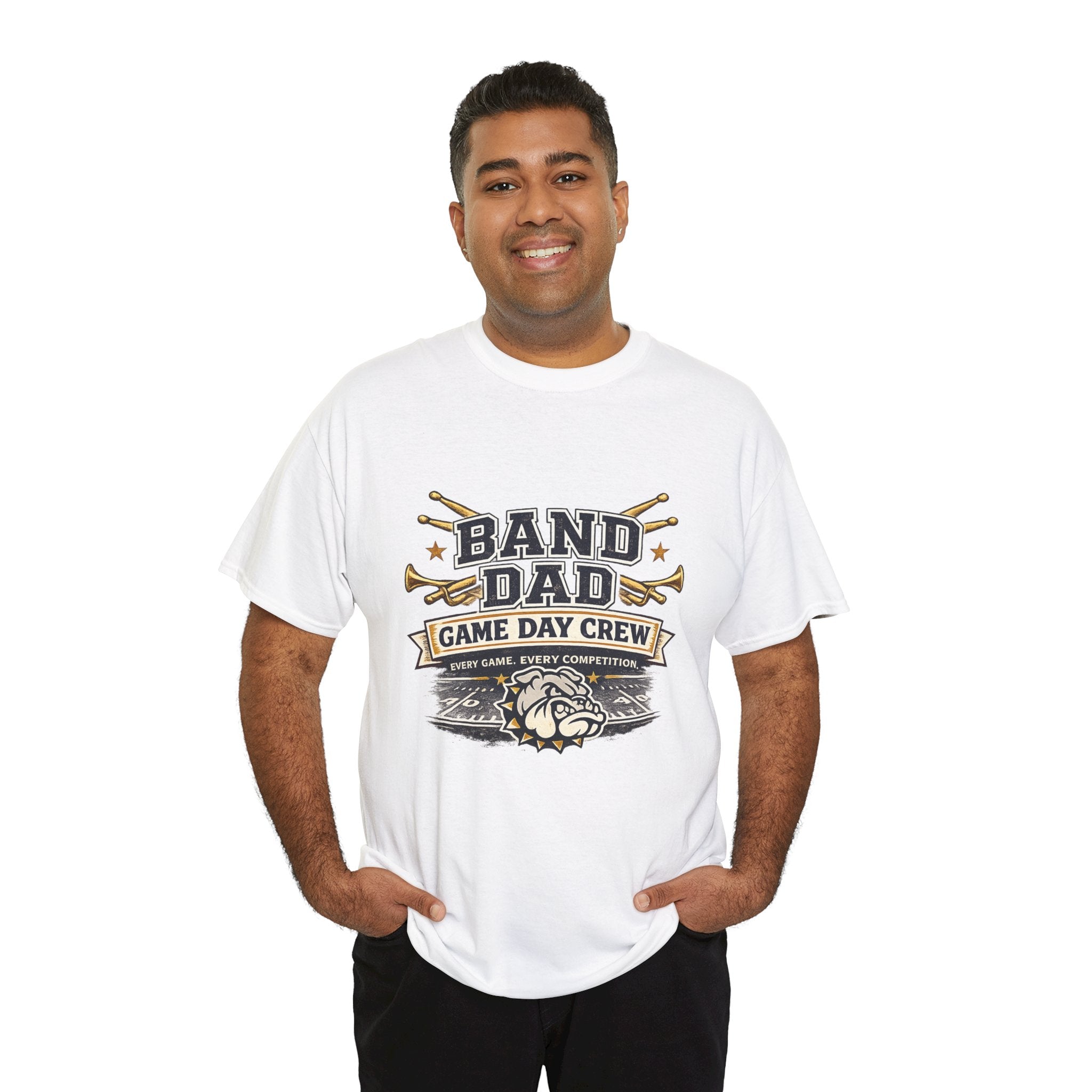 Band Dad T-Shirt – "Game Day Crew" Marching Band Support Tee