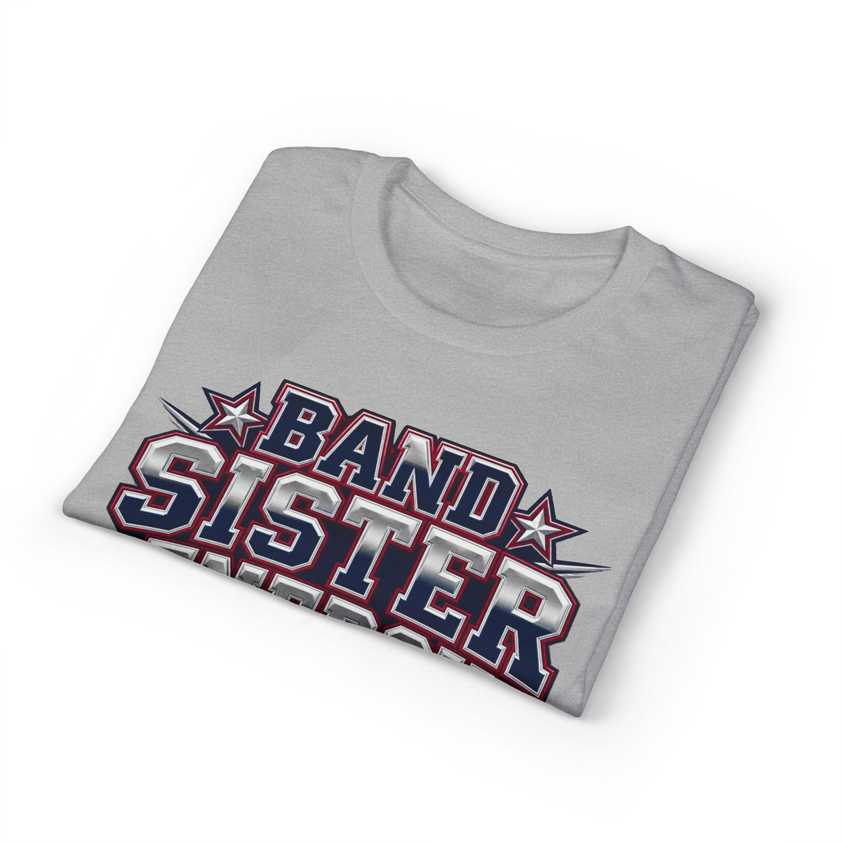 Band Sister Energy T-Shirt — "All Heart, All Hype" Marching Band Tee