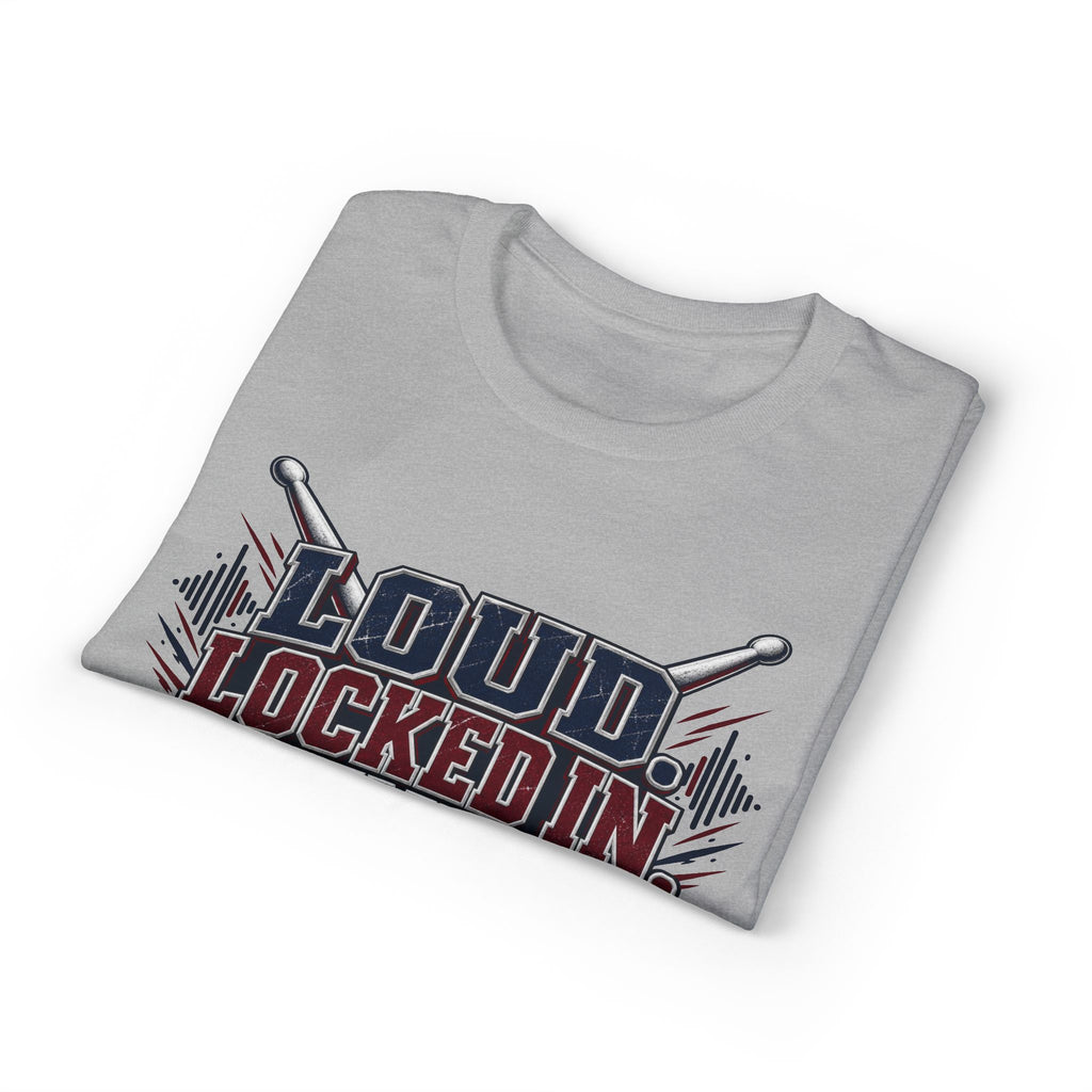 Loud Locked In Legendary T-Shirt — Dawg Pound Senior 2022 Drumline Tee
