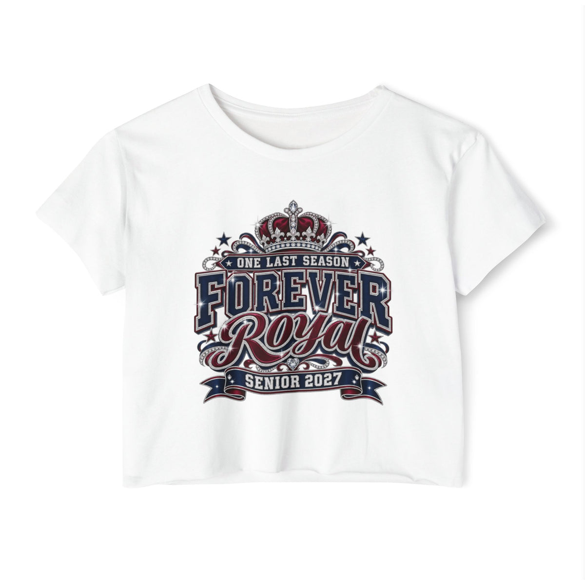 Forever Royal Senior 2027 Crop Top
