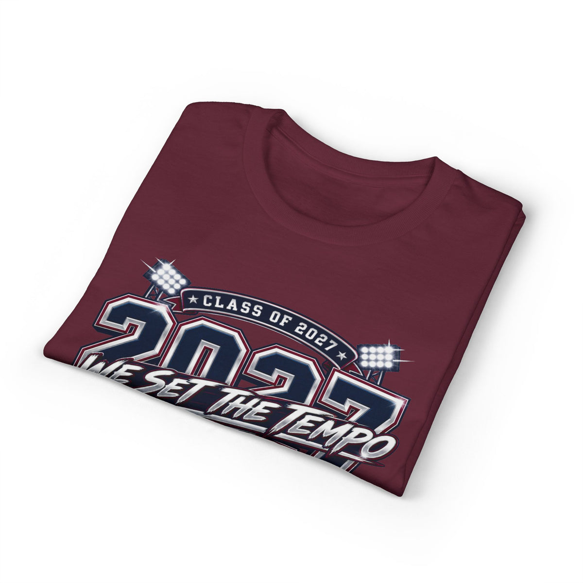 2027 "We Set the Tempo" Marching Bulldogs T-Shirt