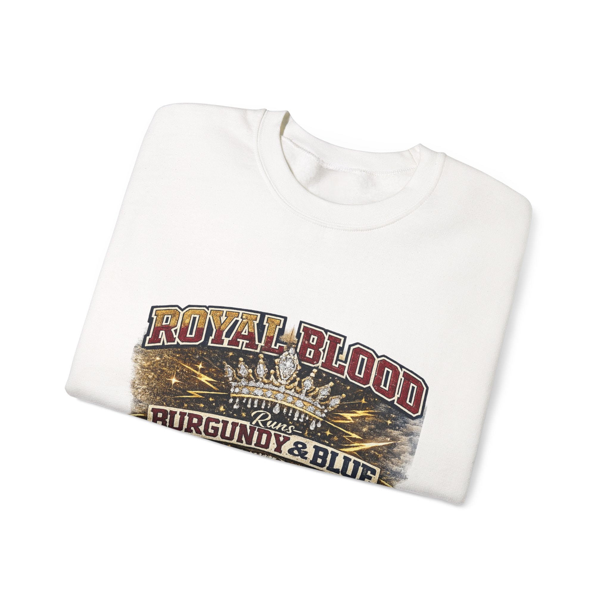 Royal Blood 'Burgundy & Blue' Crewneck Sweatshirt
