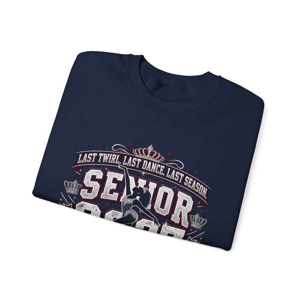 Senior 2027 Crewneck Sweatshirt — "Royal Sweetheart" Dance Senior Design