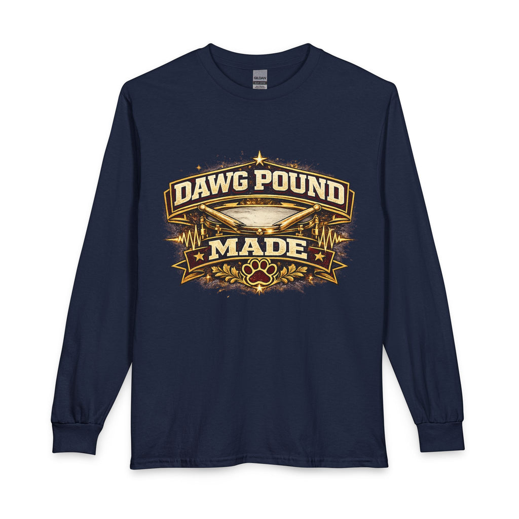 Dawg Pound Made Long Sleeve Tee — Retro Football Fan Shirt