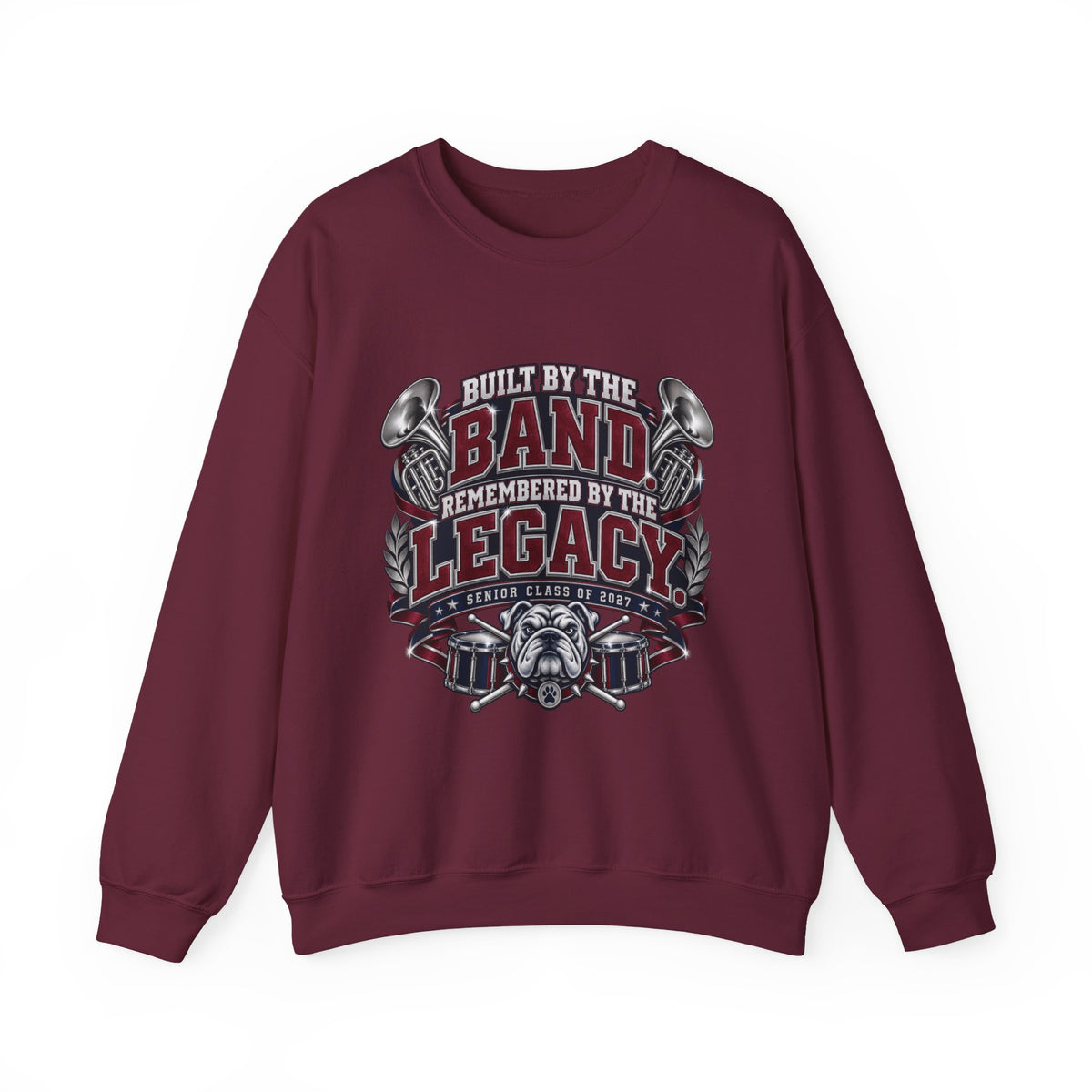 Band Legacy Crewneck Sweatshirt — "Built by the Band, Remembered by the Legacy"