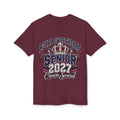 Senior 2027 Crown Secured T-Shirt — Royal Sweetheart Graduation Tee