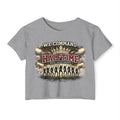 We Command Halftime Crop Top — Women's Festival Dance Team Graphic Tee