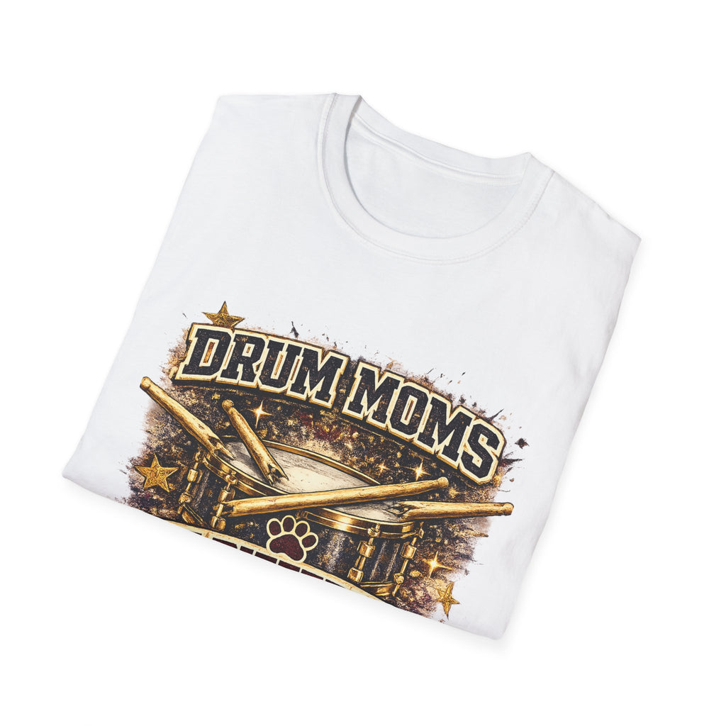 Drum Moms T-Shirt — "Drum Moms Hit Different" Graphic Tee for Proud Band Moms
