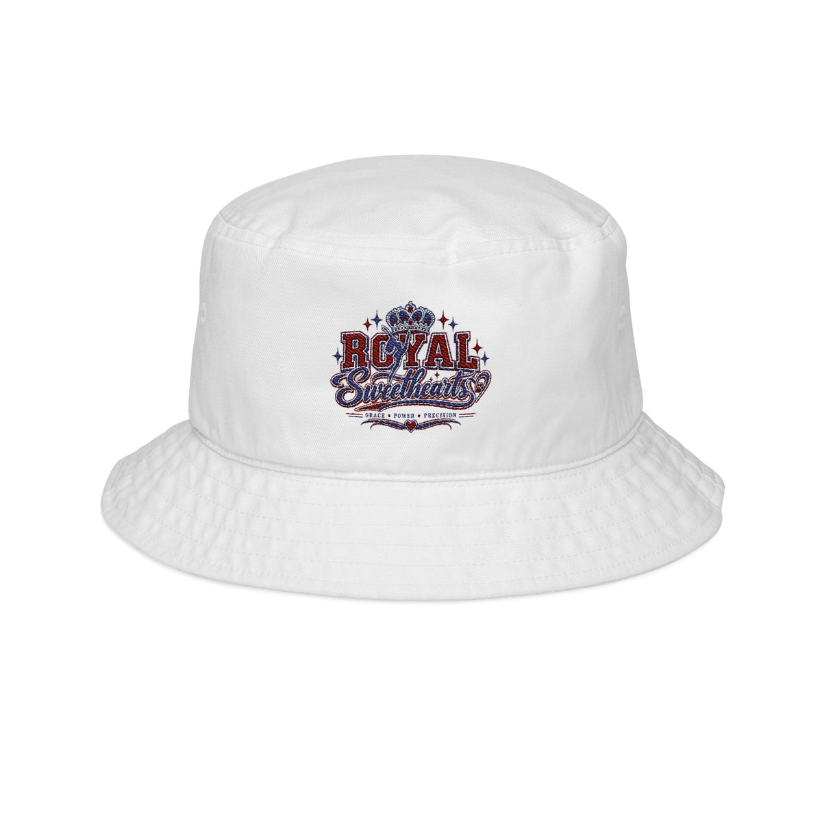 Royal Seal Bucket Hat — Patriotic Crown Graphic