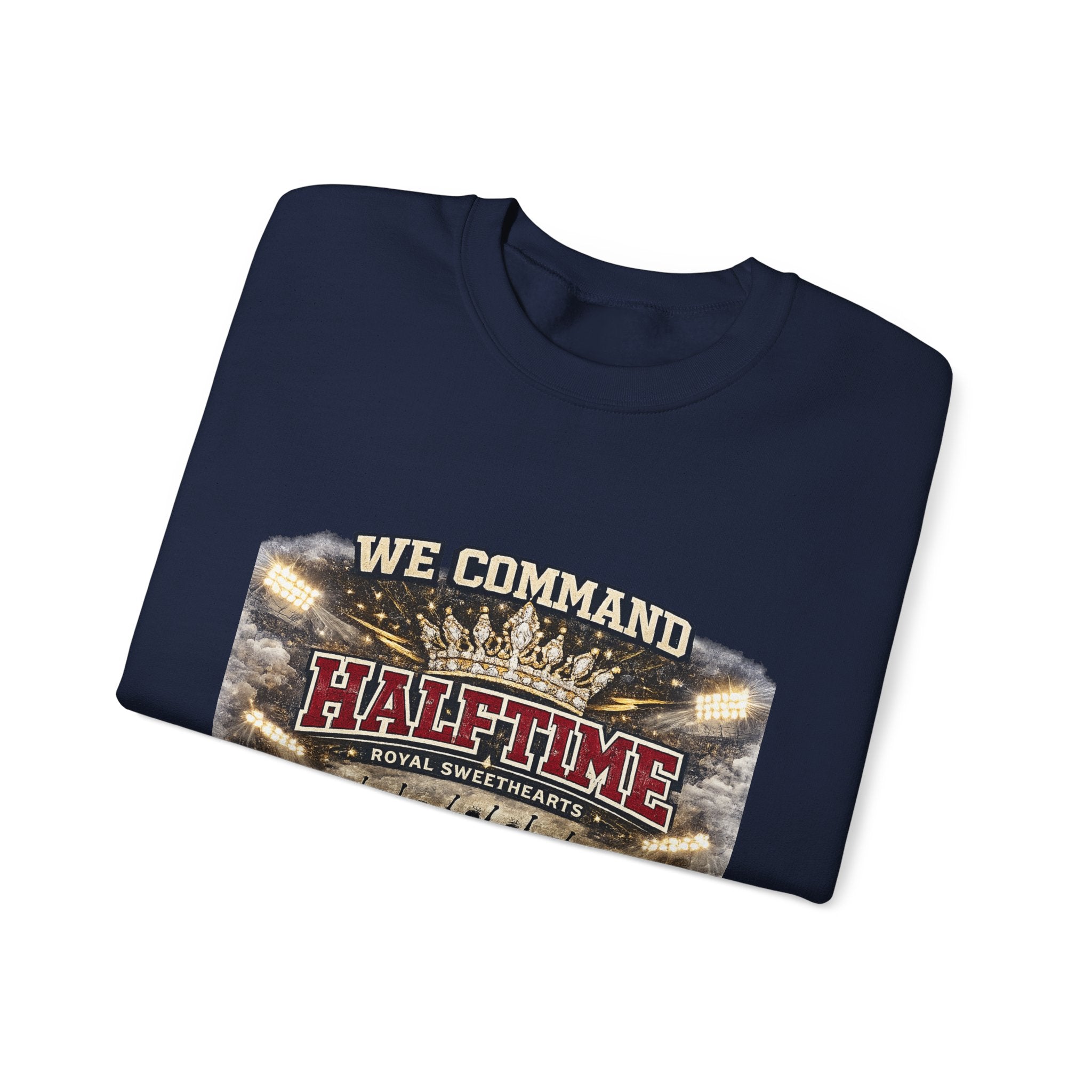 Halftime Command Crewneck Sweatshirt – We Command Halftime Football Design