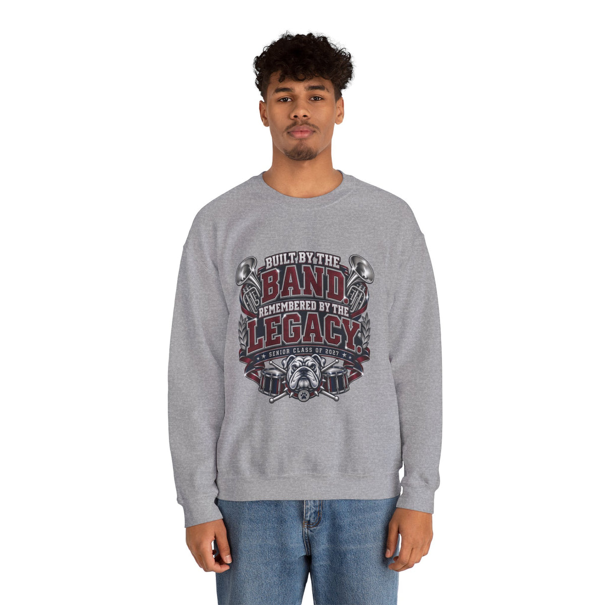 Band Legacy Crewneck Sweatshirt — "Built by the Band, Remembered by the Legacy"