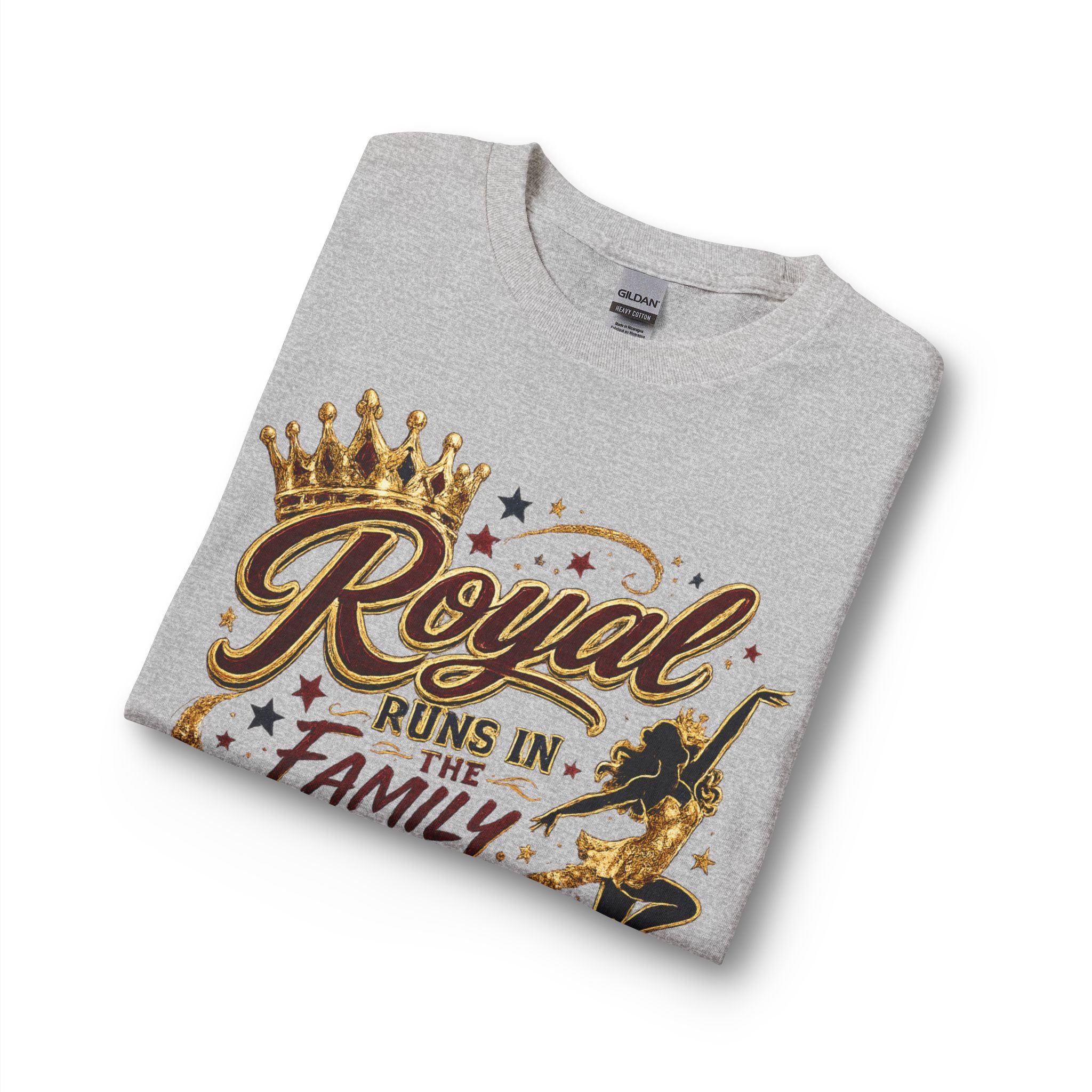 Mom T-Shirt – "Royal Runs in the Family" Long Sleeve Mother’s Day Tee