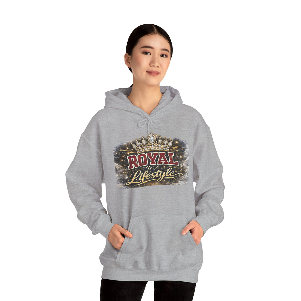 Royal Lifestyle Hoodie - Crown Graphic Pullover for Regal Streetwear