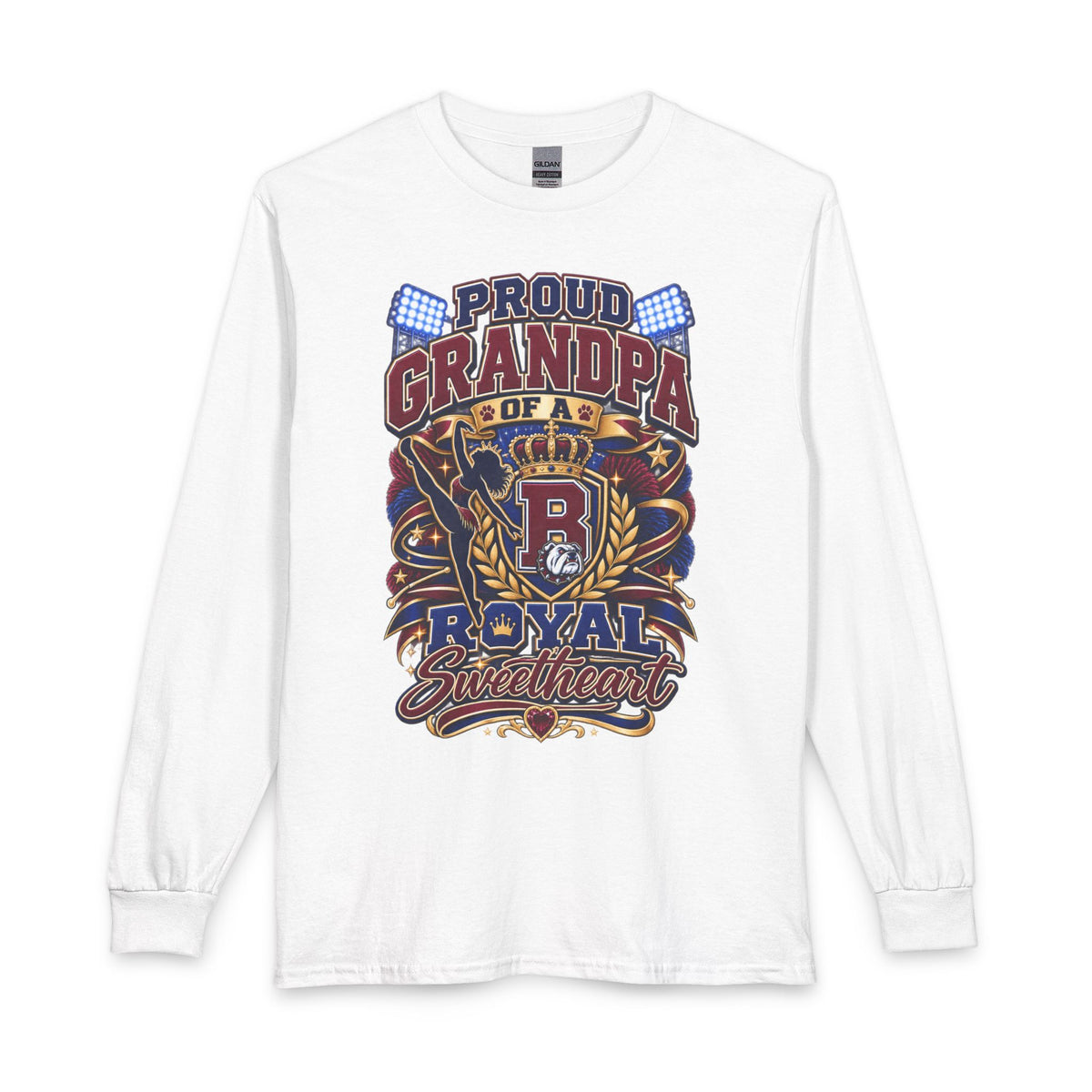 Proud Grandpa of a Royal Sweetheart Long Sleeve Tee