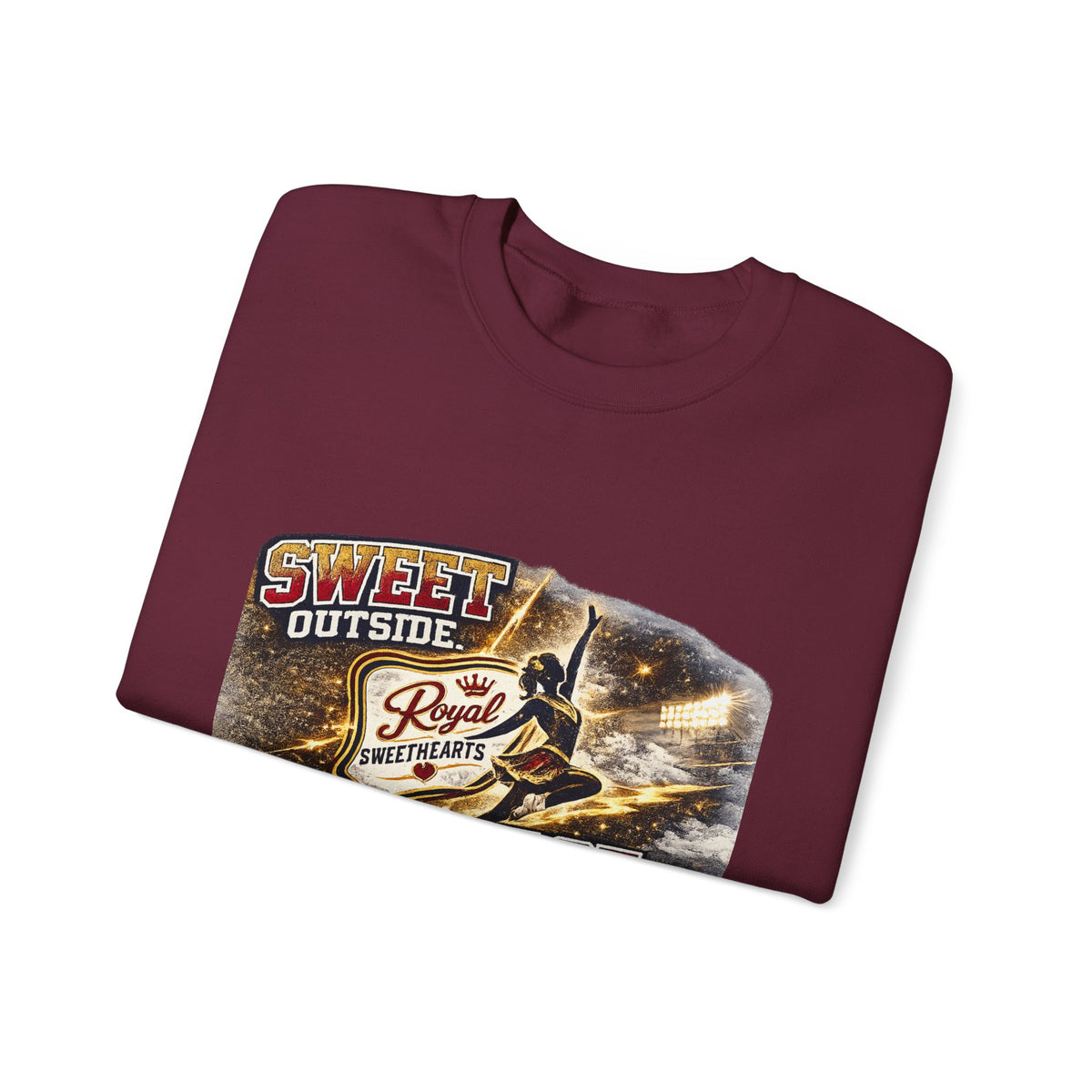 Football Player Graphic Sweatshirt — "Sweet Outside, Savage on the Field"