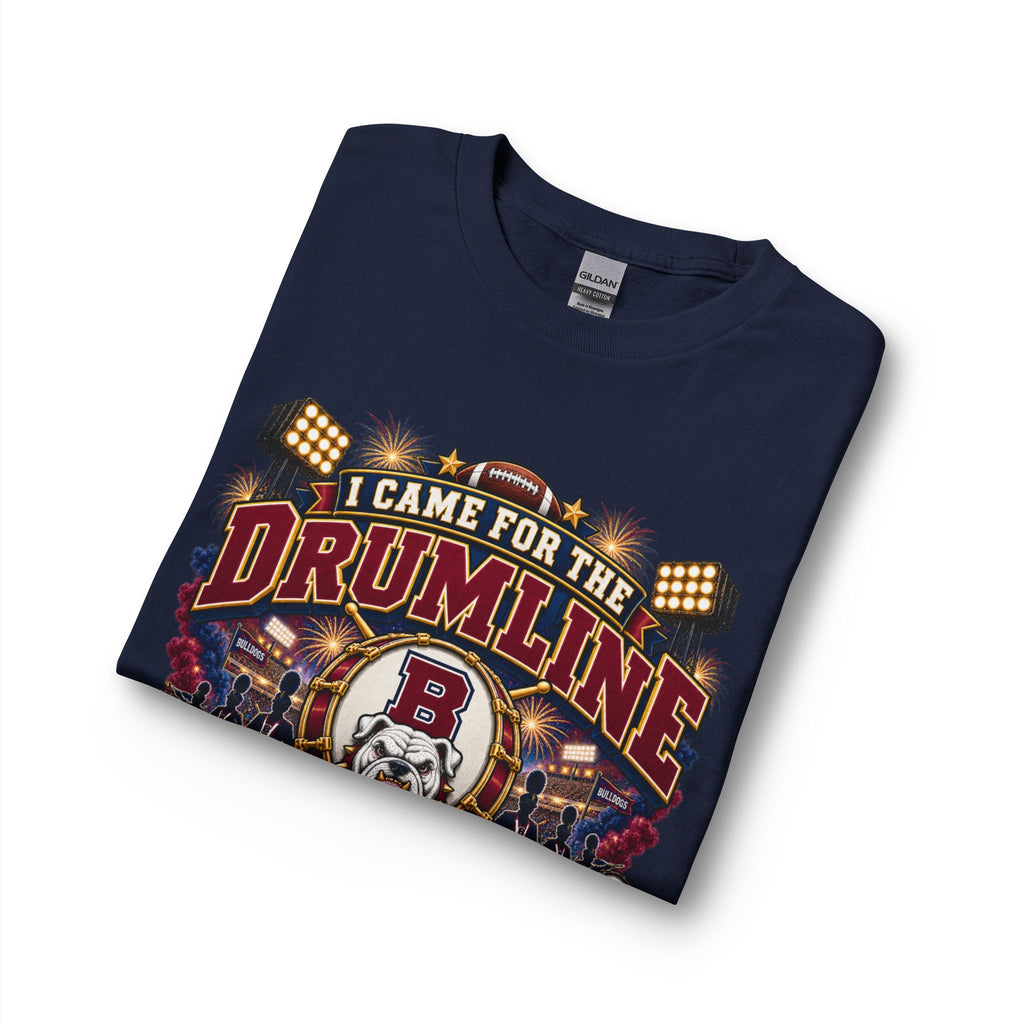 Drumline Long Sleeve T-Shirt — "I Came for the Drumline" Football Fan Shirt