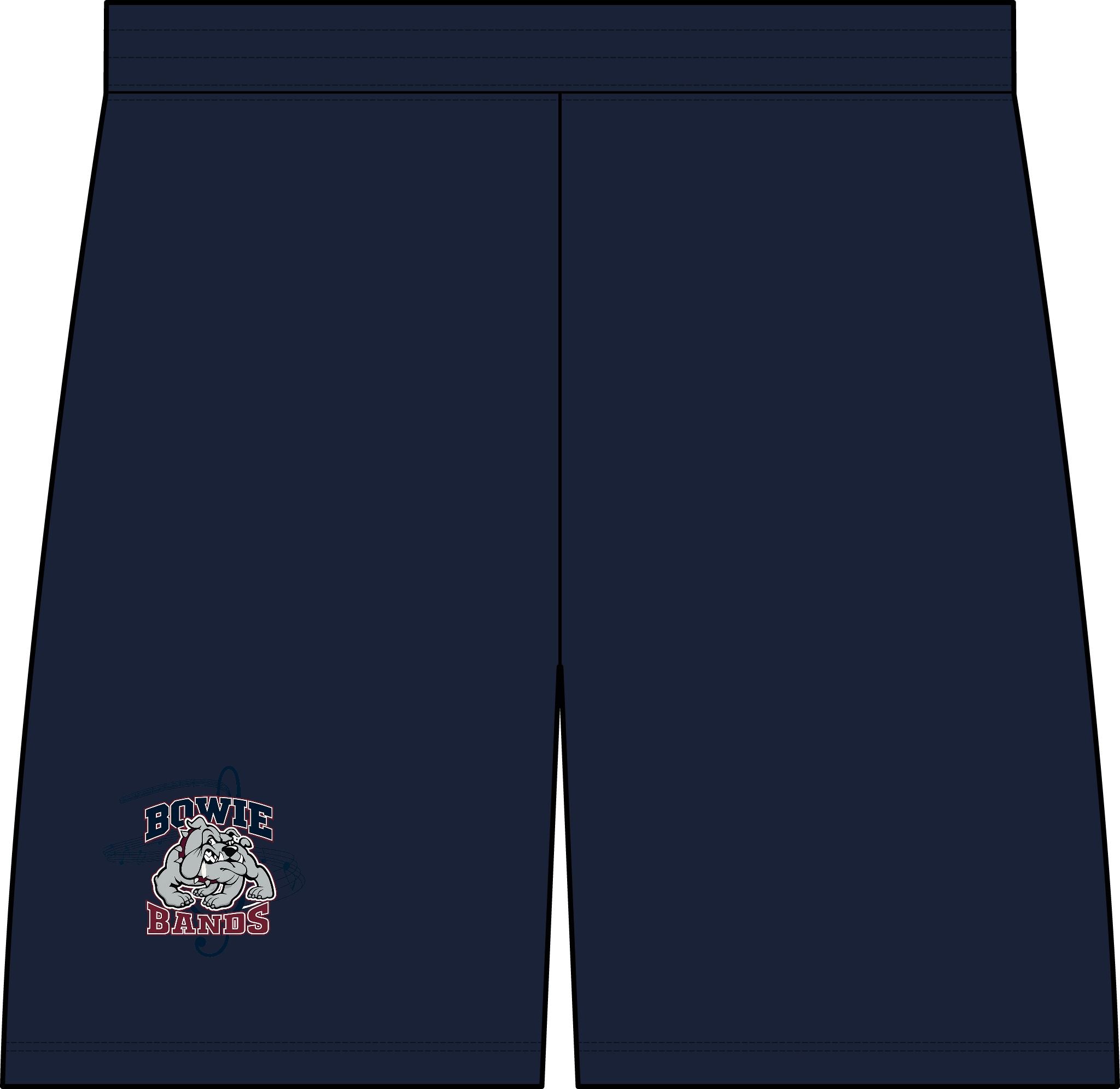 Bowie Marching Bulldogs Performance Athletic Shorts (REQUIRED)