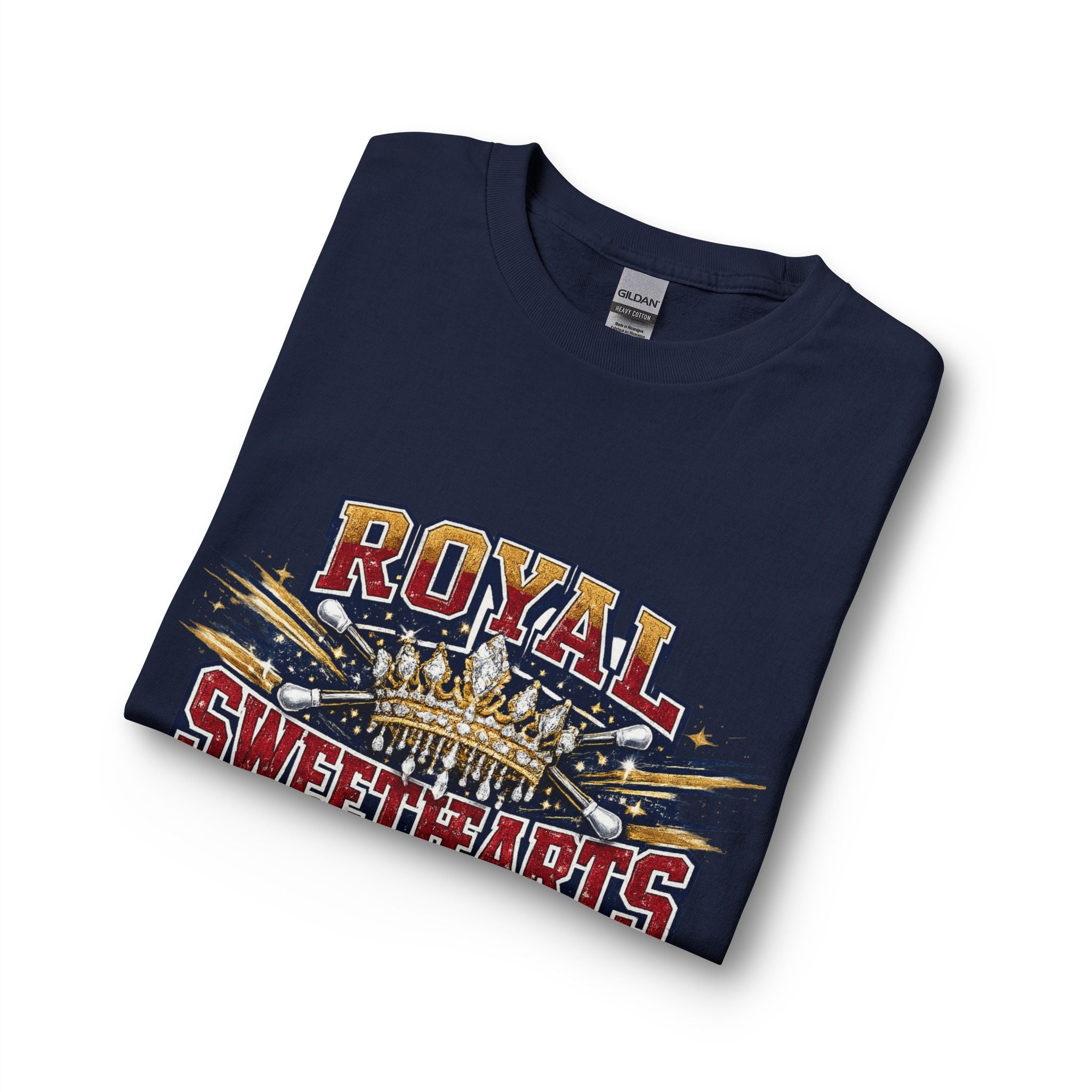 Royal Sweethearts Long Sleeve T-Shirt — Vintage Crown Graphic Tee