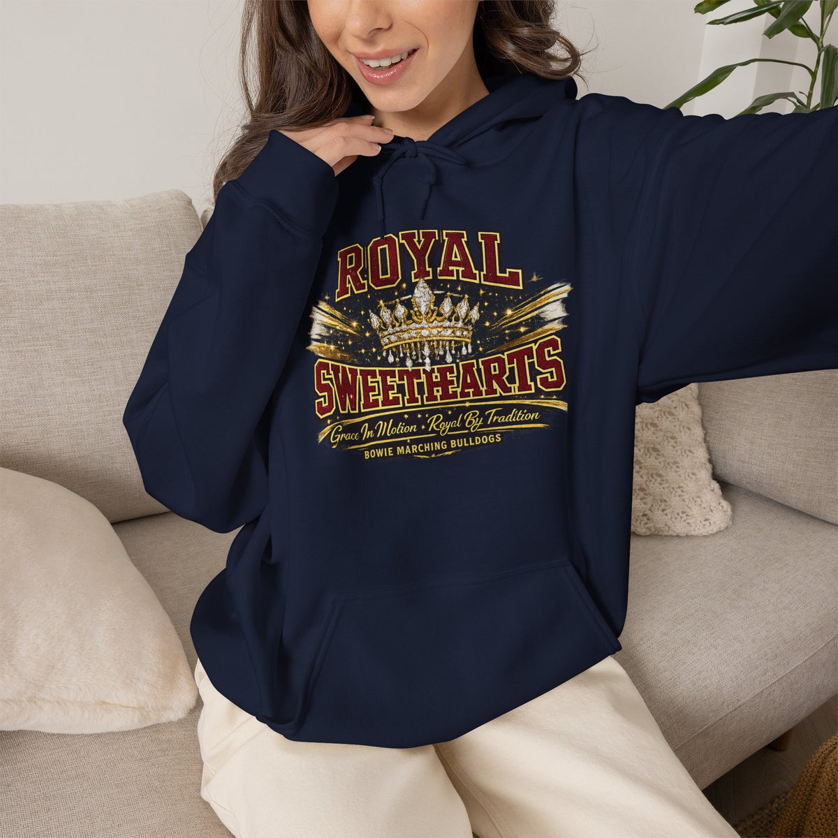Royal Sweethearts Hoodie — Vintage Rock Band Graphic Pullover