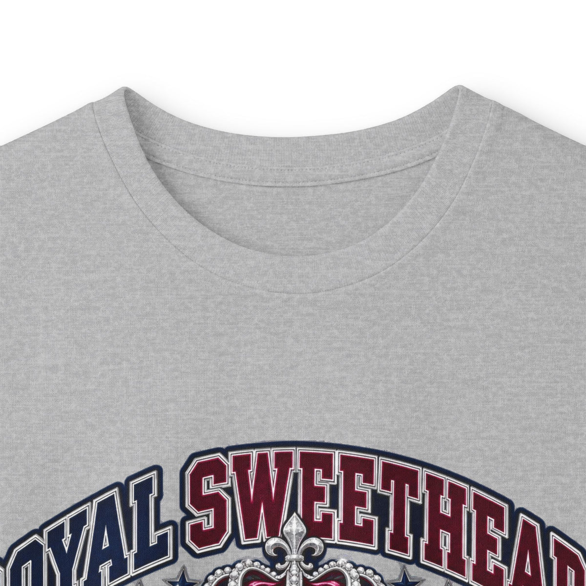 Senior Mom 2027 Long Sleeve Tee — Royal Sweetheart, 'Her Last Season, My Pride'