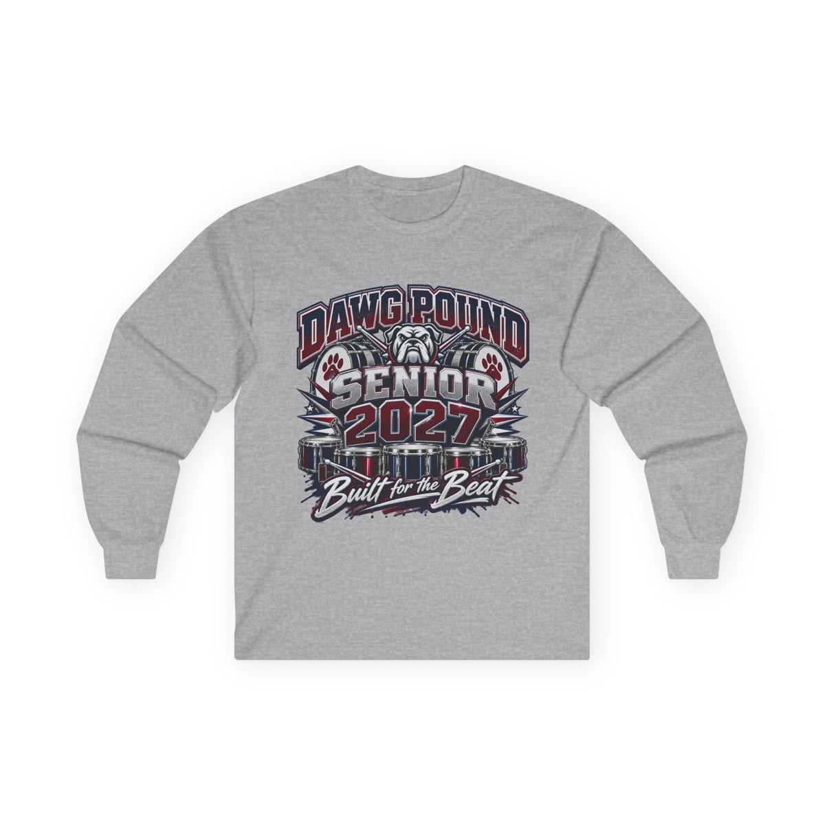 Dawg Pound Senior 2027 Long Sleeve Tee – “Built for the Beat”