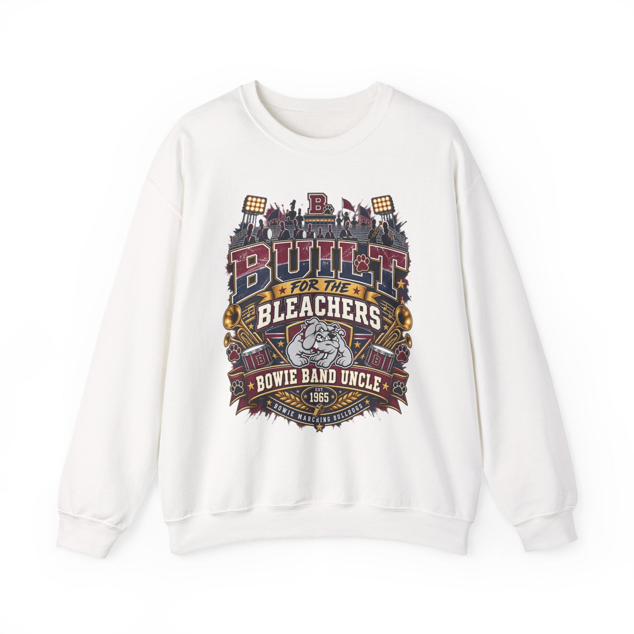 Built for the Stands Crewneck Sweatshirt — Bowie Band Uncle Vintage Stadium Graphic