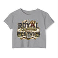 Royal Excellence Crop Top — "Royal Excellence Wears a Crown" Festival Tee