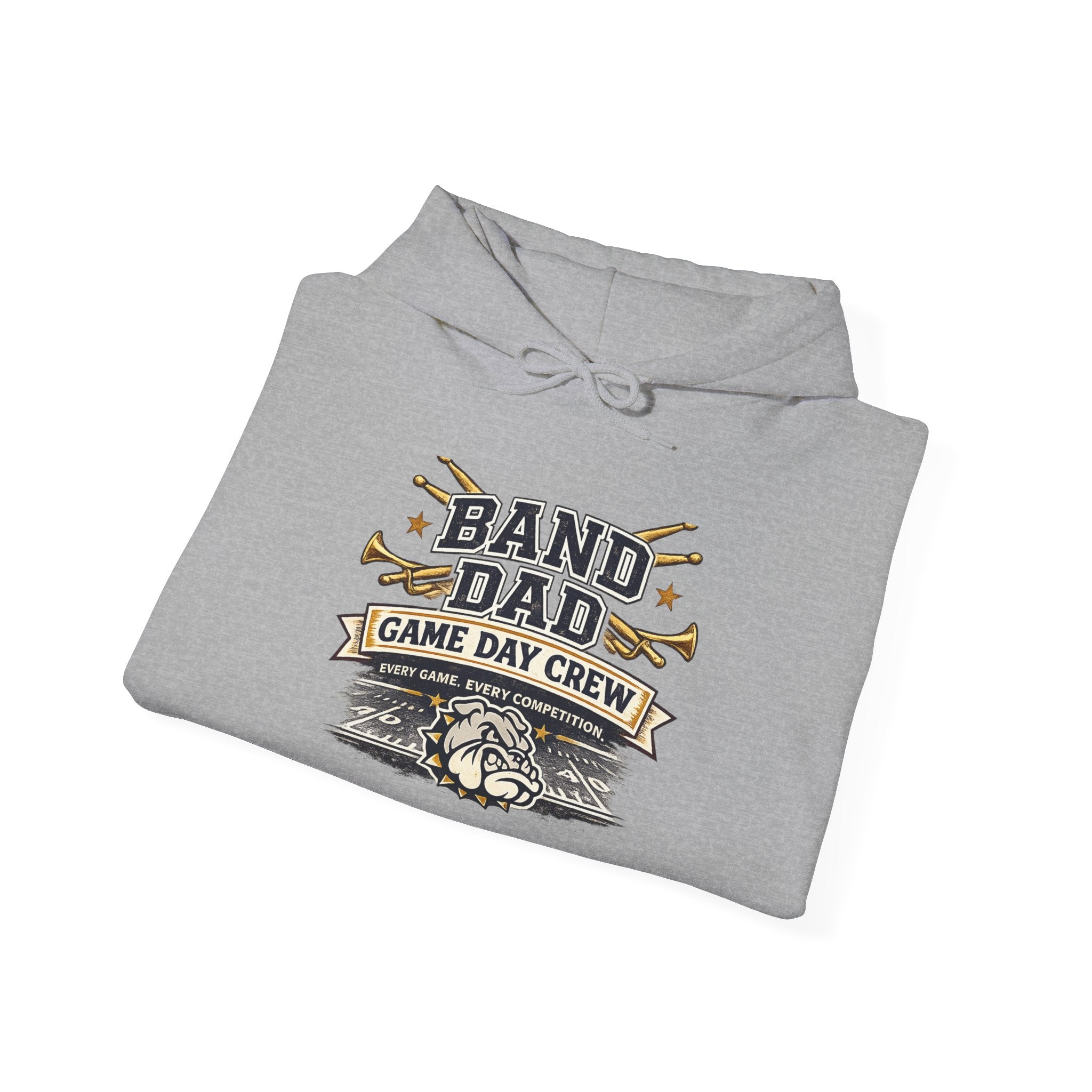 Band Dad Hoodie - Game Day Crew Marching Band Dad Sweatshirt