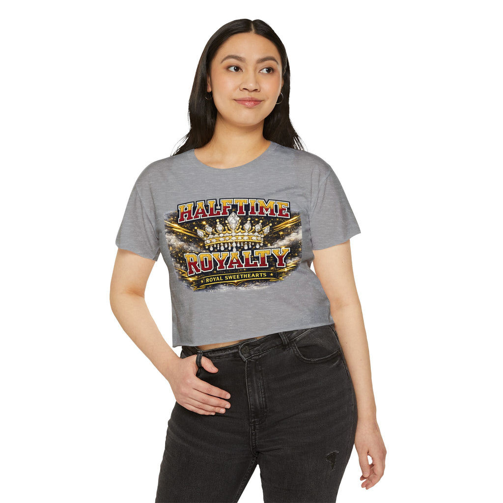 Halftime Royalty Crop Top — Women's Festival Graphic Tee