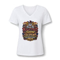 Halftime Show Mom V-Neck Tee — I Raised the Halftime Show Marching Band Mom Shirt