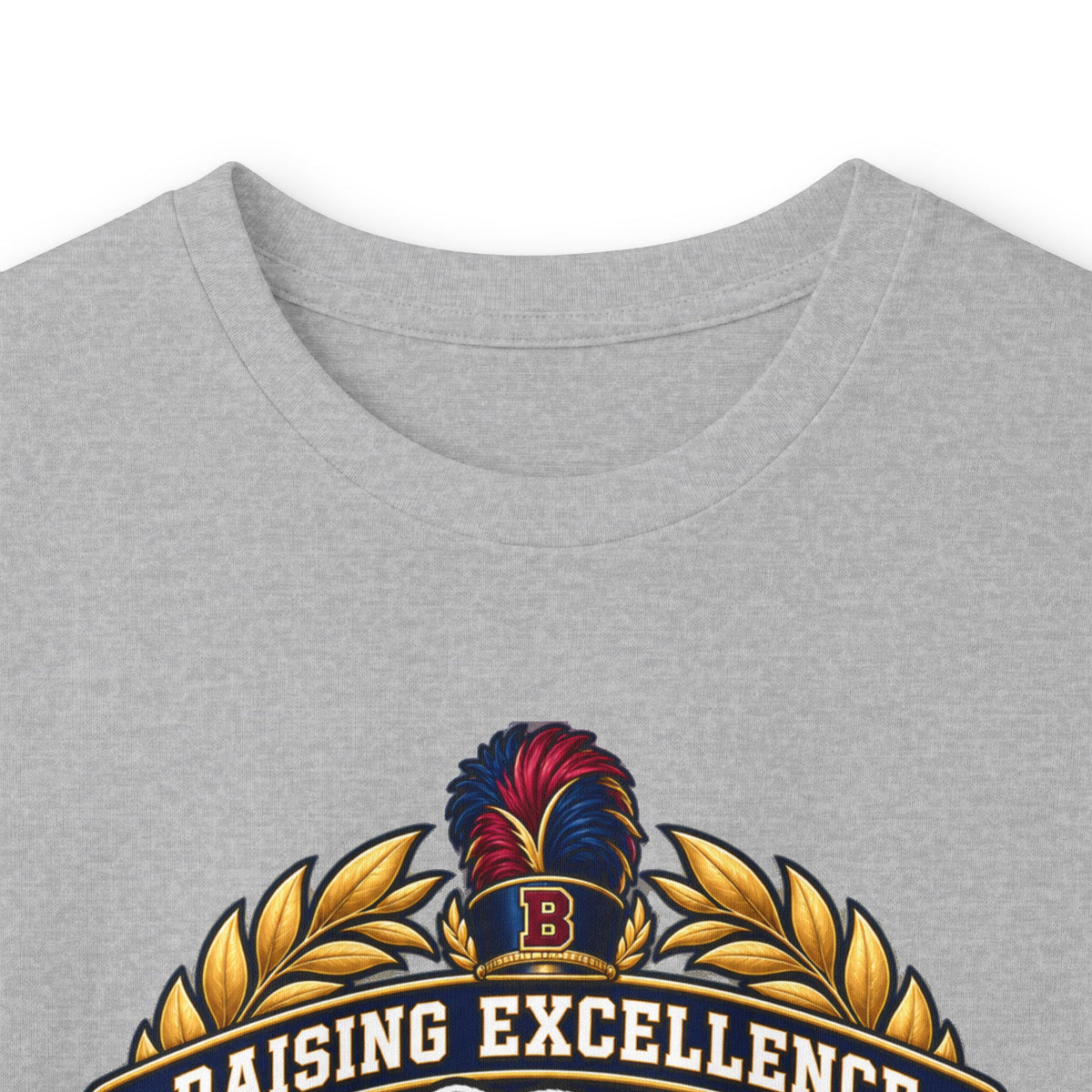 Bulldog Racing Mom Long Sleeve Tee — 'Raising Excellence' Vintage Crest