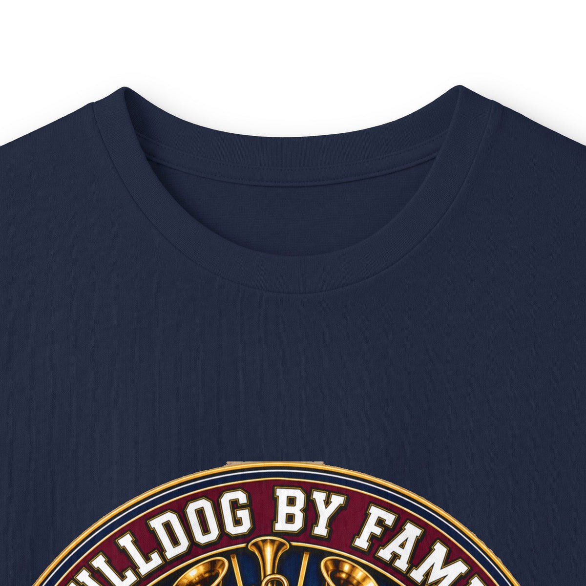 Bulldog By Family Long Sleeve Tee — "Loud By Choice" Vintage Dog Crew Shirt