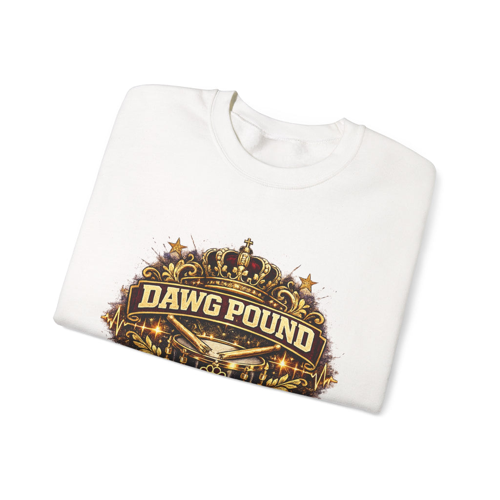 Dawg Pound Royalty Sweatshirt — Crowned Football Fan Crewneck