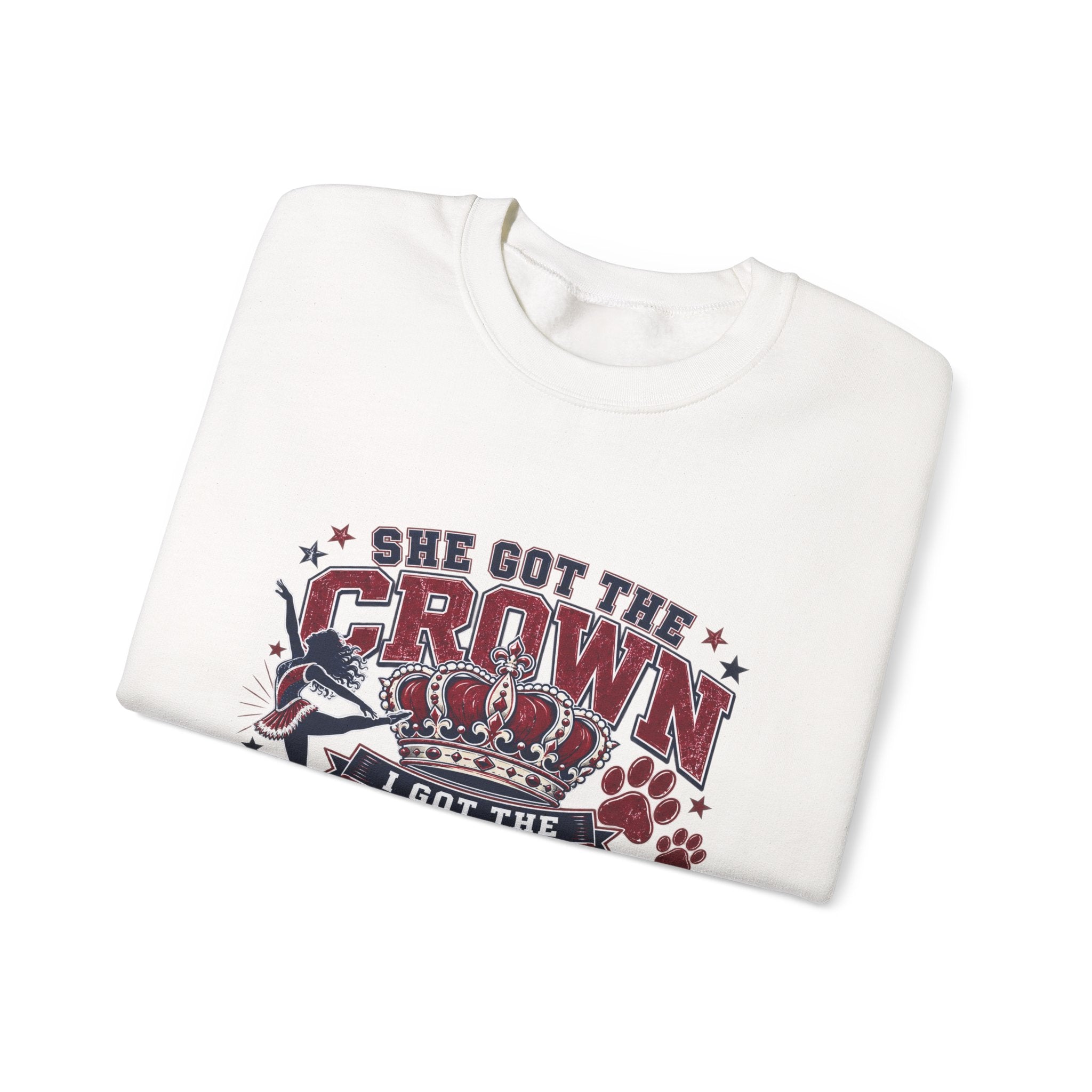 Grandpa Title Sweatshirt — "She Got the Crown, I Got the Grandpa Title" Crewneck