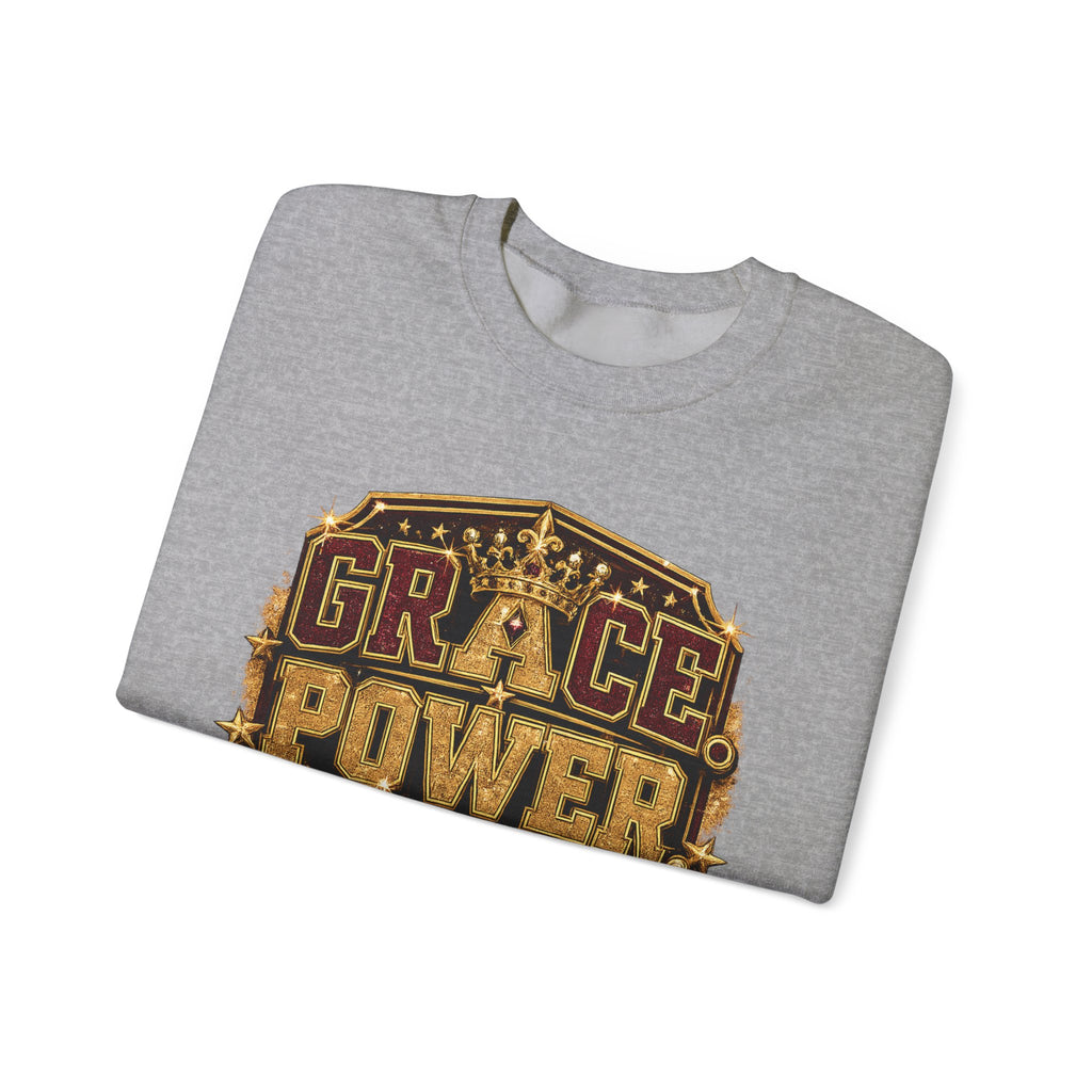 Grace Power Pride Crewneck Sweatshirt — Royal Steelband Tribute