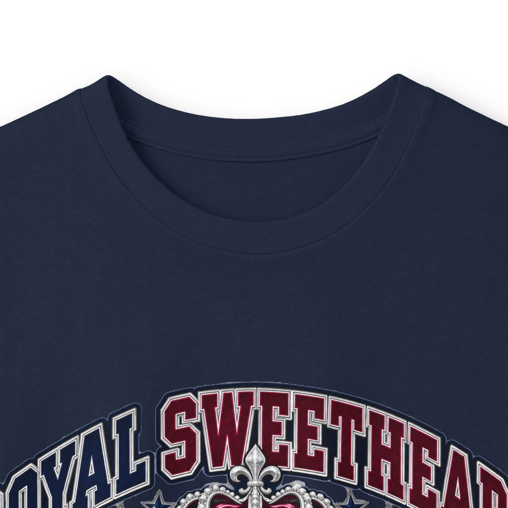Senior Mom 2027 Long Sleeve Tee — Royal Sweetheart, 'Her Last Season, My Pride'