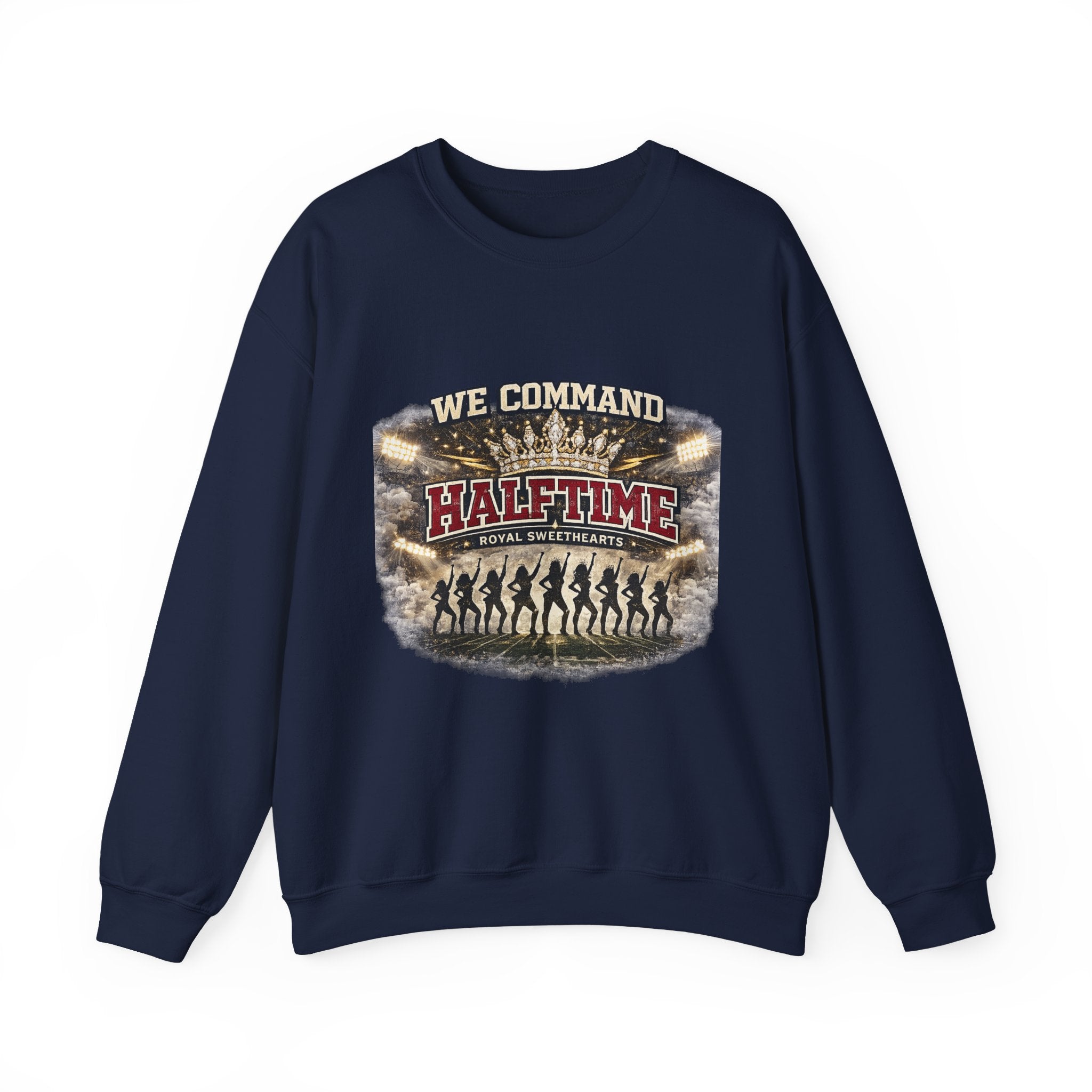 Halftime Command Crewneck Sweatshirt – We Command Halftime Football Design