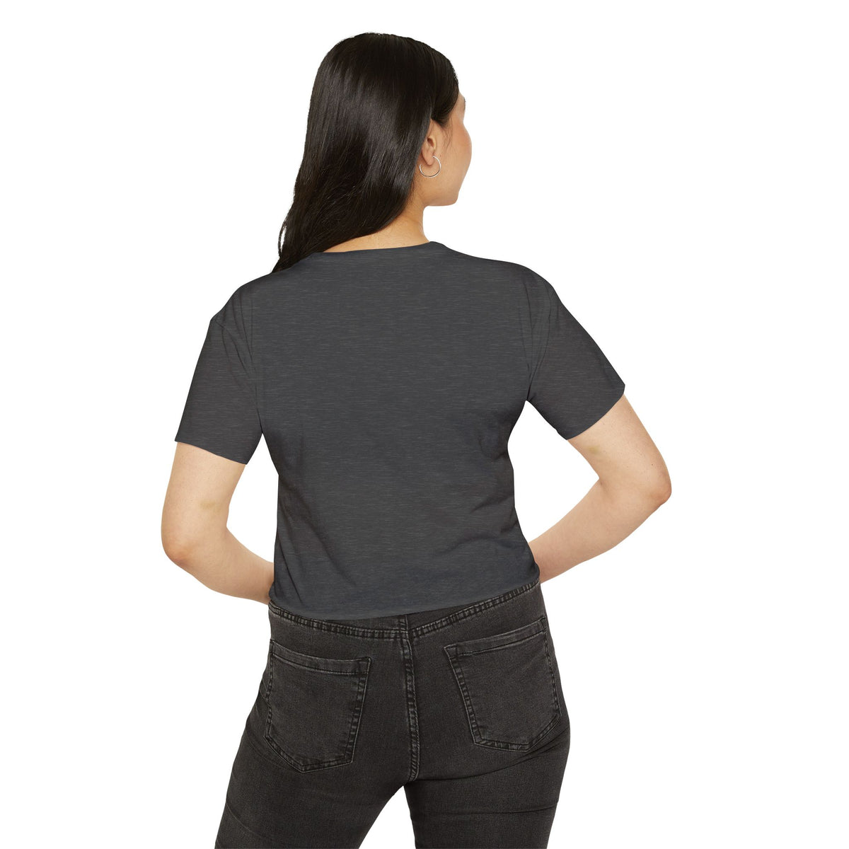 Senior 2027 Crown Sealed Crop Top – Royal Sweetheart Graduation Tee
