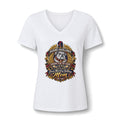 Bulldog Mom V-Neck Tee — Raising Excellence Graphic Women's Shirt