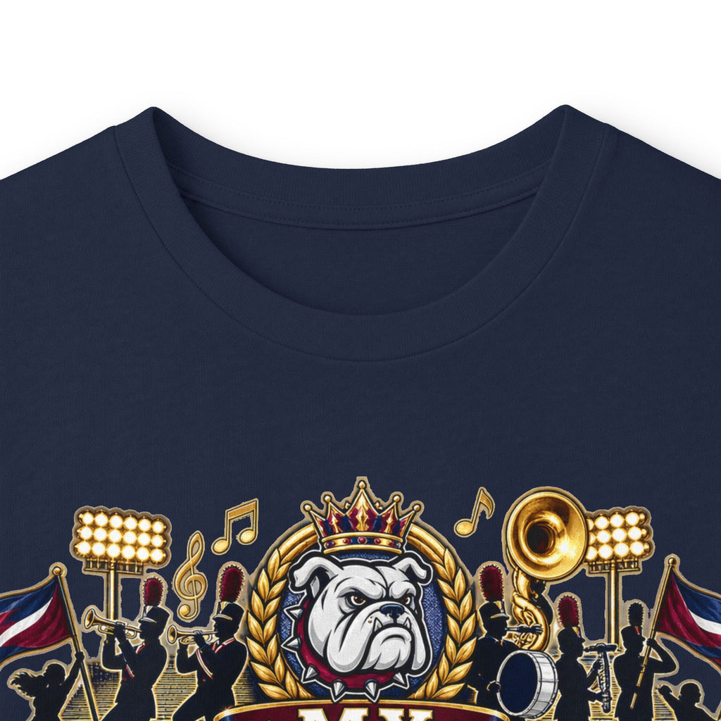 Proud Aunt Long Sleeve Tee — My Pride Marches In Burgundy & Navy Graphic