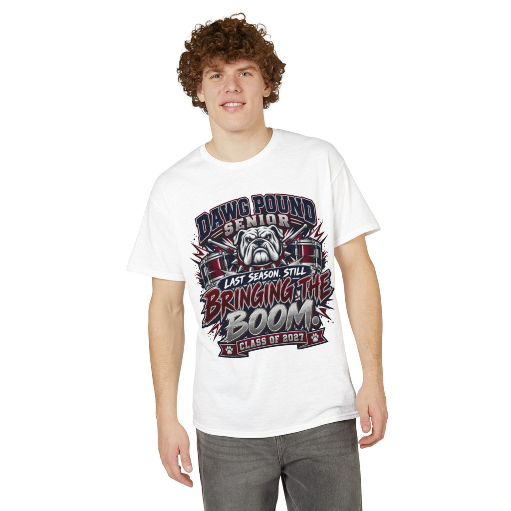 Senior 'Dawg Pound' Bulldog T-Shirt — "Bringing the Boom" Class of 2027