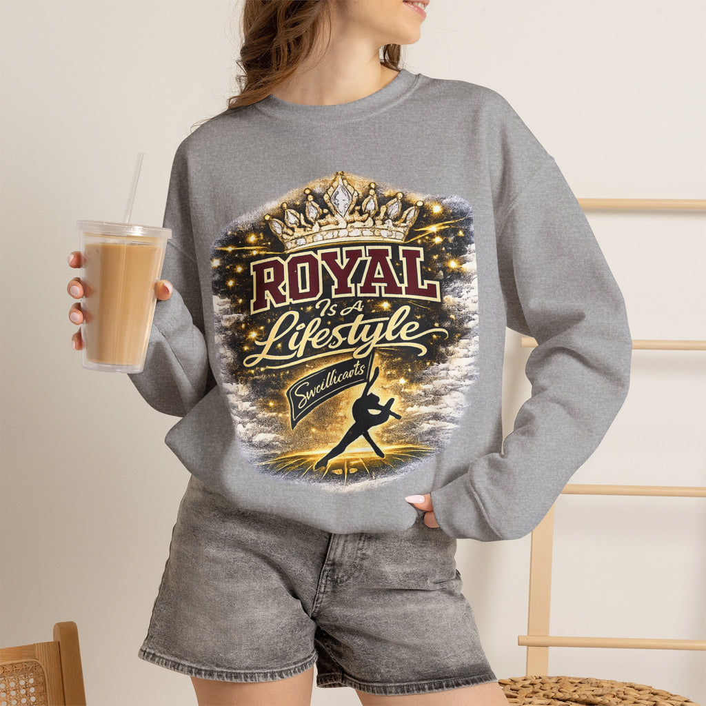 Royal Lifestyle Sweatshirt — Crown Graphic Crewneck